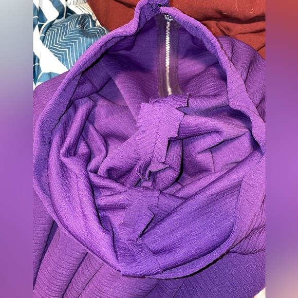 Purple large leg pants. - Picture 3 of 3